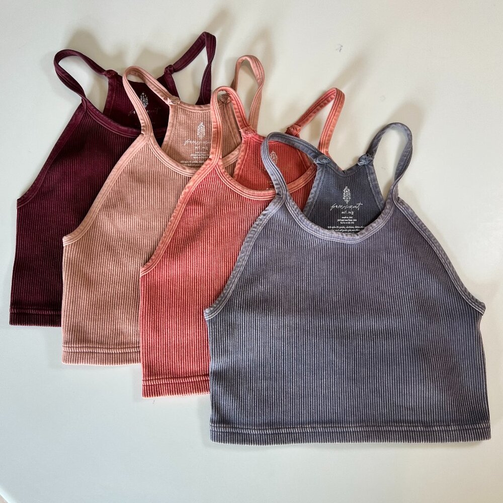 FREE PEOPLE Happiness Runs Crop Workout Tank (Various Colors) M/L